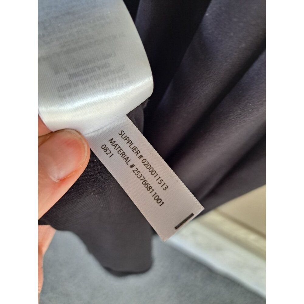 Lauren Ralph Lauren Black Gown Sequined Flutter Sleeves Size 14 Draped  Women's - Picture 7 of 11